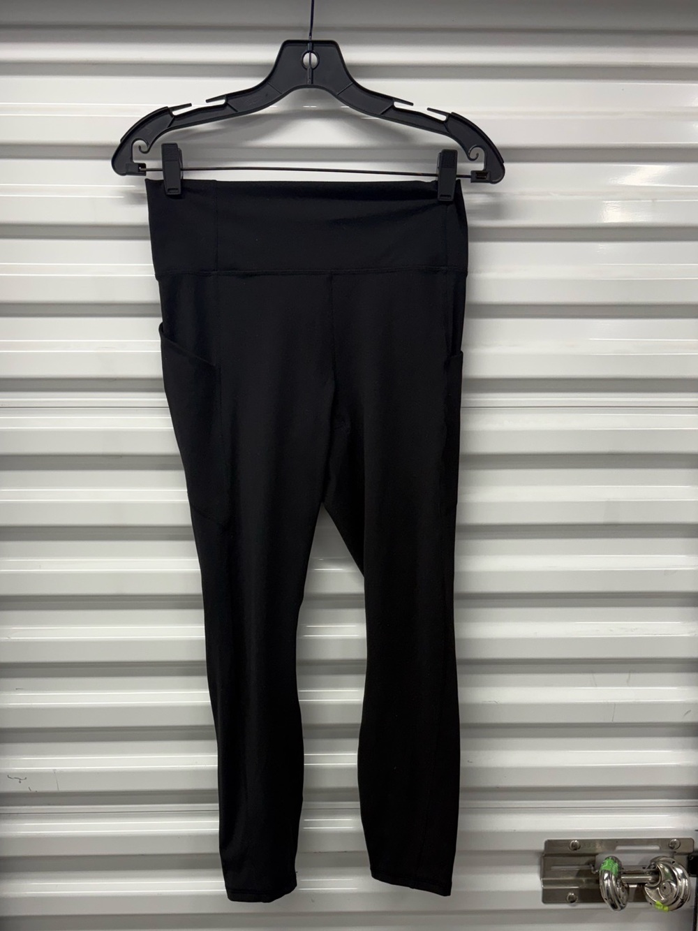 Pure Luxe Black Ankle Leggings S Women Pockets Pre-Owned Excellent